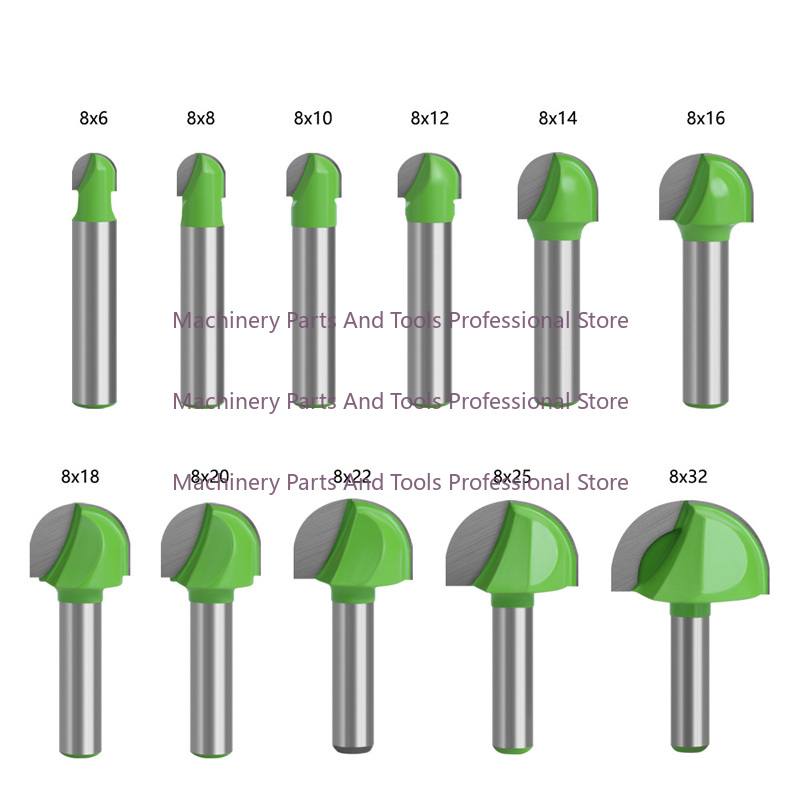 Carbide End Mill - جولة أسفل فوق الأنف راوتر بت