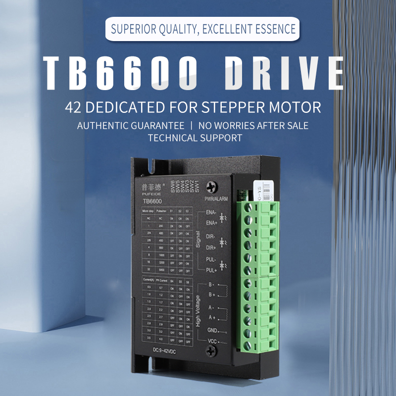 Stepper Motor Nema17 - محرك متدرج سائق TB6600 4A 9-42