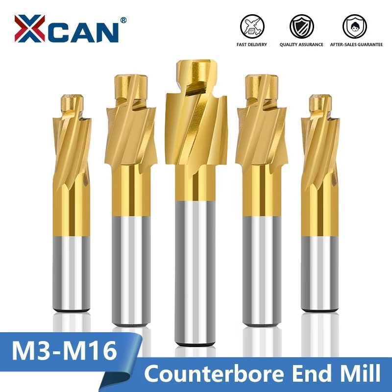 End Mill Set - XCAN قاطعة المطحنة M3-M16 مطحنة نهاية