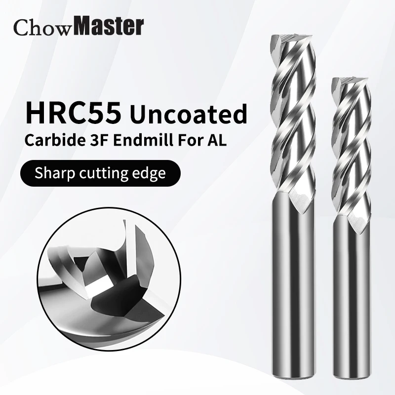 End Mill Set - 3F نهاية مطحنة الألومنيوم 4 مللي