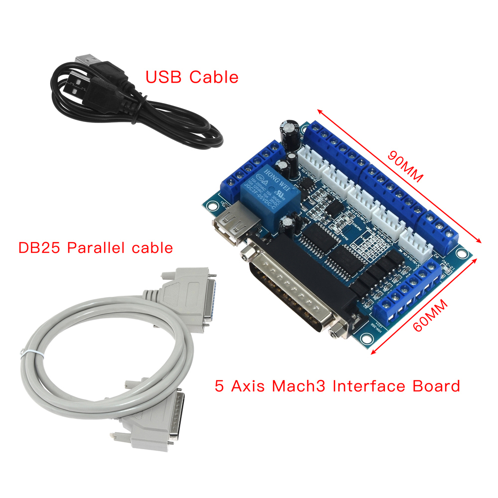 Stepper Motor Nema17 - وحدة تحكم mach3 cnc 5 محاور