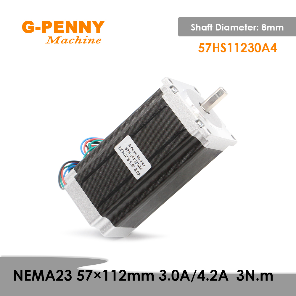 NEMA23 57x112 مللي متر 3Nm الس - مراجعة Nema23 Stepper وسعره
