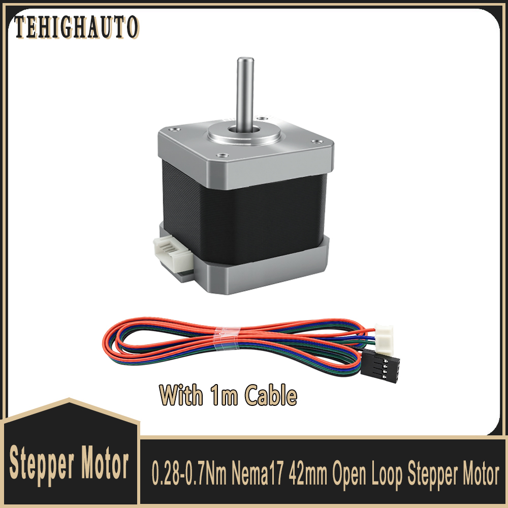 محرك خطوي Nema 17 بقطر 42 مم،  - مراجعة Stepper Motor Nema17 وسعره