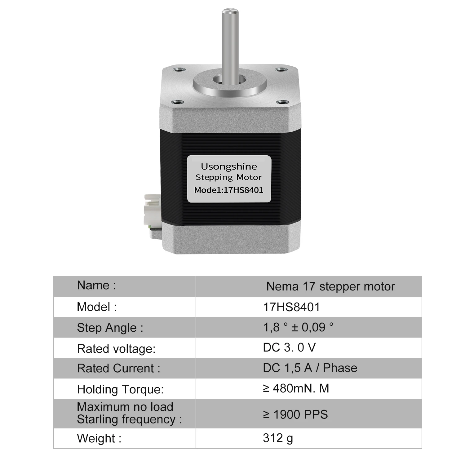 محرك خطوي Usongshine All Nema1 - مراجعة Nema 17 Stepper وسعره