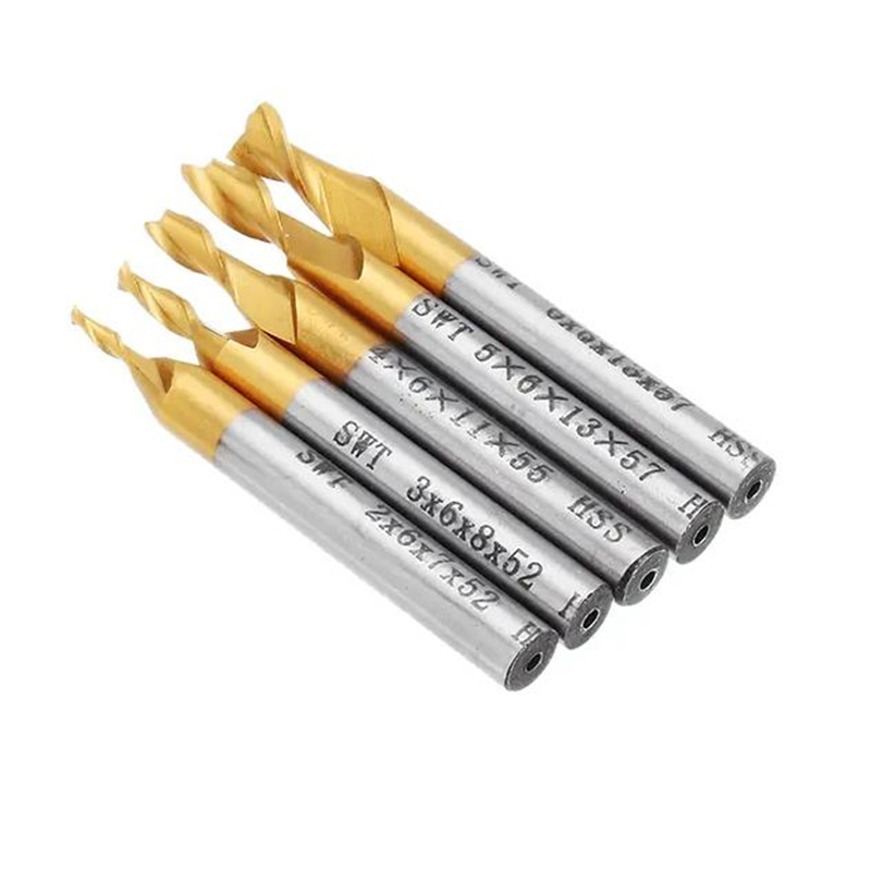 5 قطعة 2 الناي نهاية قاطعة الم - مراجعة End Mill Set وسعره