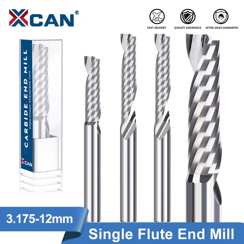 XCAN كربيد قاطعة المطحنة 1 قطع - مراجعة End Mill Set وسعره