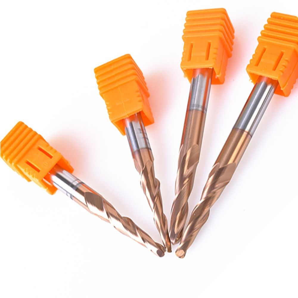 HRC55 الصلبة كربيد الكرة الأنف - مراجعة End Mill Set وسعره