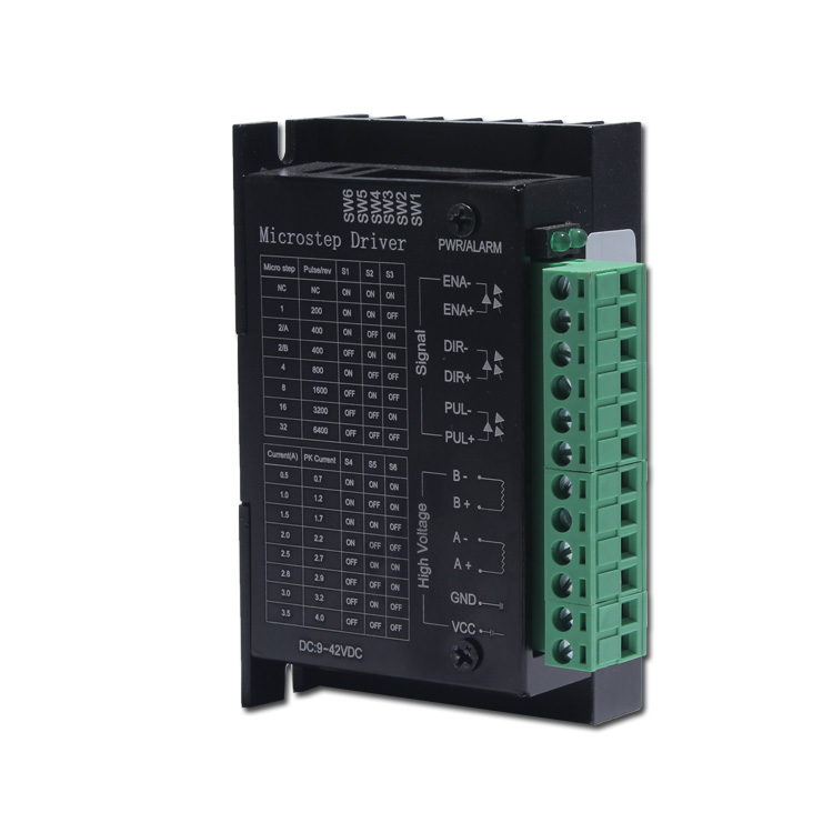 محرك متدرج سائق TB6600 4A 9-42 - مراجعة Stepper Motor Nema17 وسعره