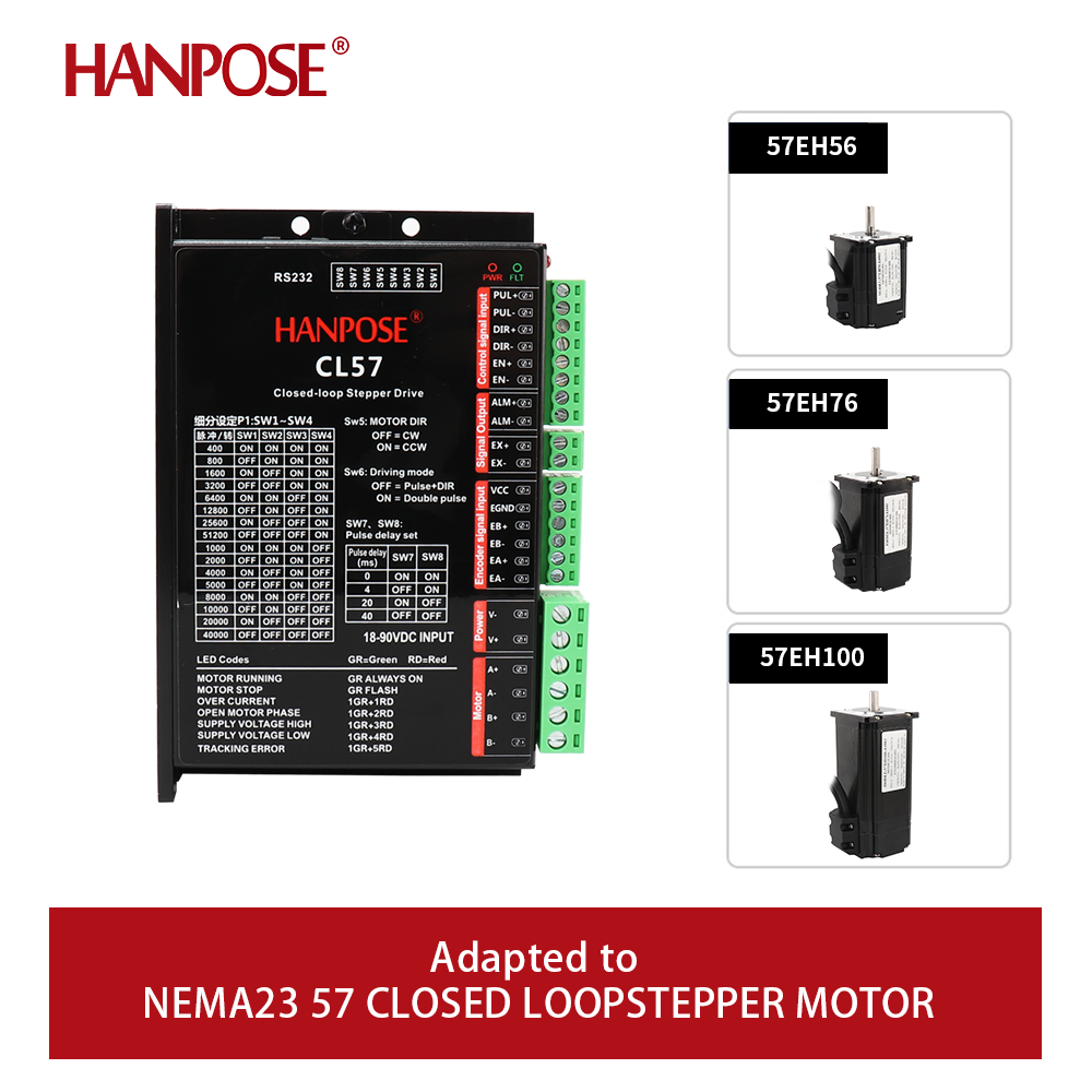 محرك سيرفو هجين CL57 ذو حلقة م - مراجعة Stepper Motor Nema17 وسعره
