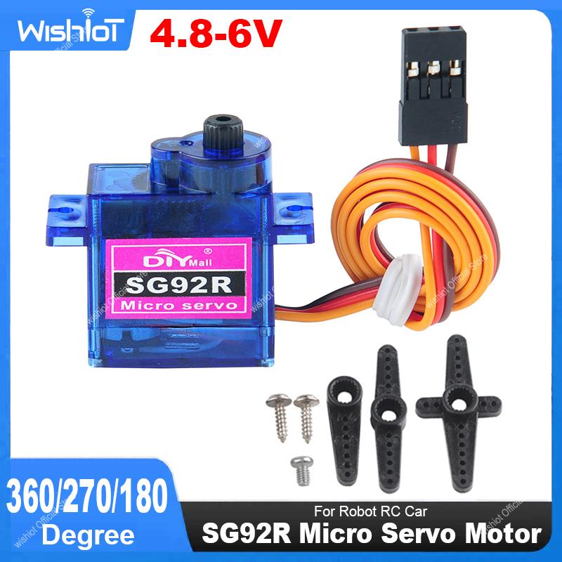 SG92R محرك سيرفو صغير 4.8-6 فو - مراجعة Servo 9G وسعره