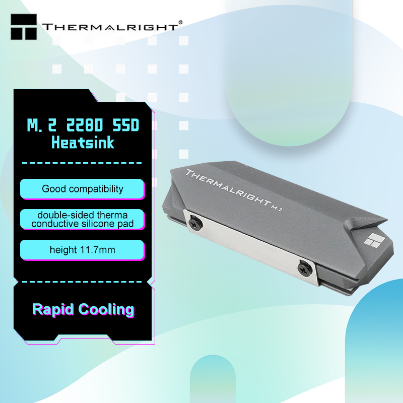 ثيرمالييت M.2 2280 برو ARGB سب - مراجعة Aluminium Extrusion وسعره