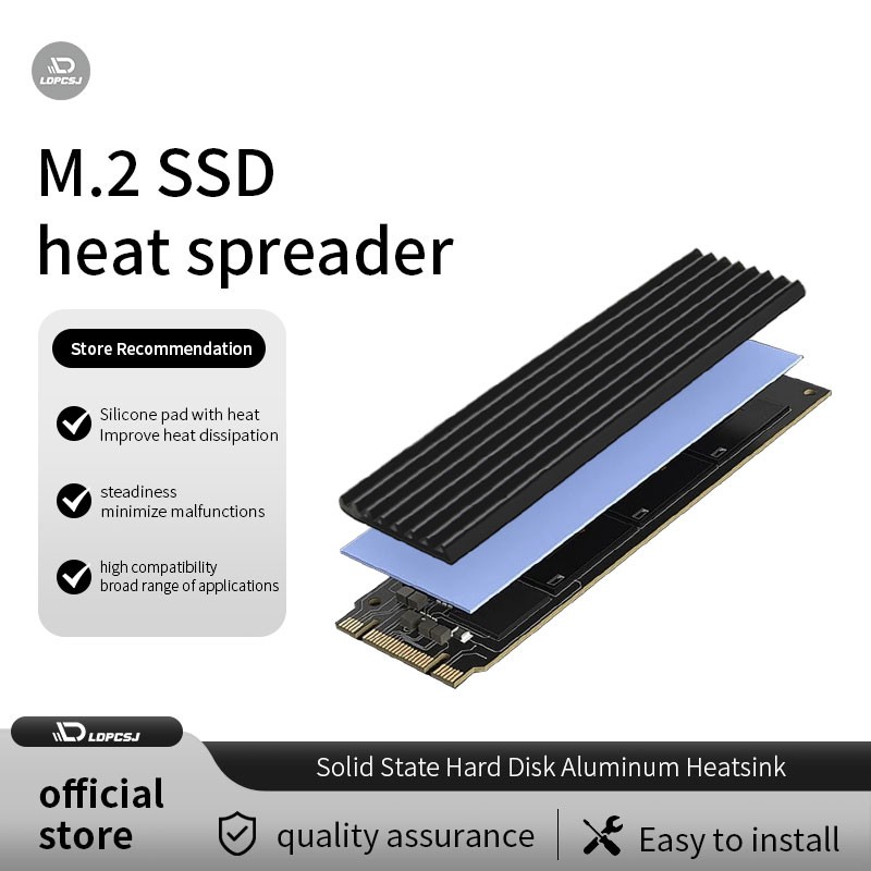 مبدد حرارة M.2 SSD، مشعاع NVMe - مراجعة Aluminium Extrusion وسعره